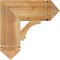 Ekena Millwork Imperial Arts & Crafts Rough Sawn Bracket, Western Red Cedar, 6"W x 18"D x 18"H BKT06X18X18IMP03RWR - alternate 3